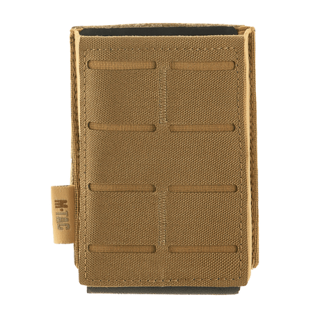 M-Tac Magasinlomme med Elastik (10 cm) Laser Cut i coyote, med Kydexindsats og MOLLE-kompatibel, galleri position 1.