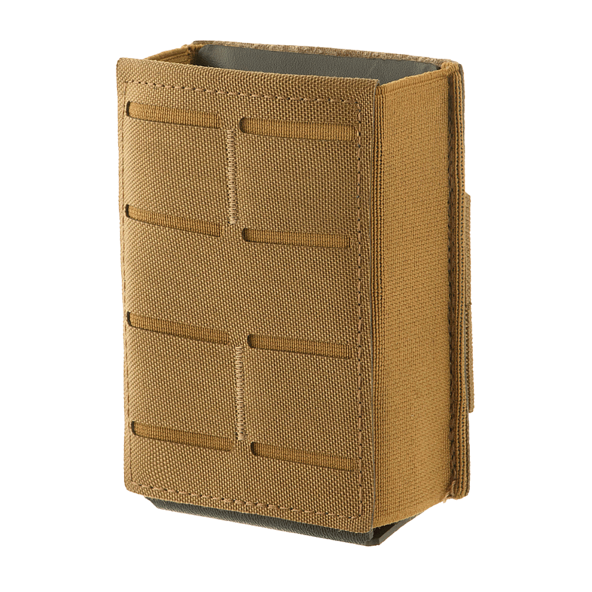 M-Tac Magasinlomme med Elastik (10 cm) Laser Cut i brun farve