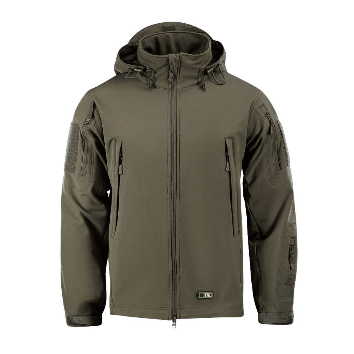 M-Tac Soft Shell Jakke med polyuretan-membran og fleece, beskytter mod vejret, let og isolerende, fugtafvisende yderlag.