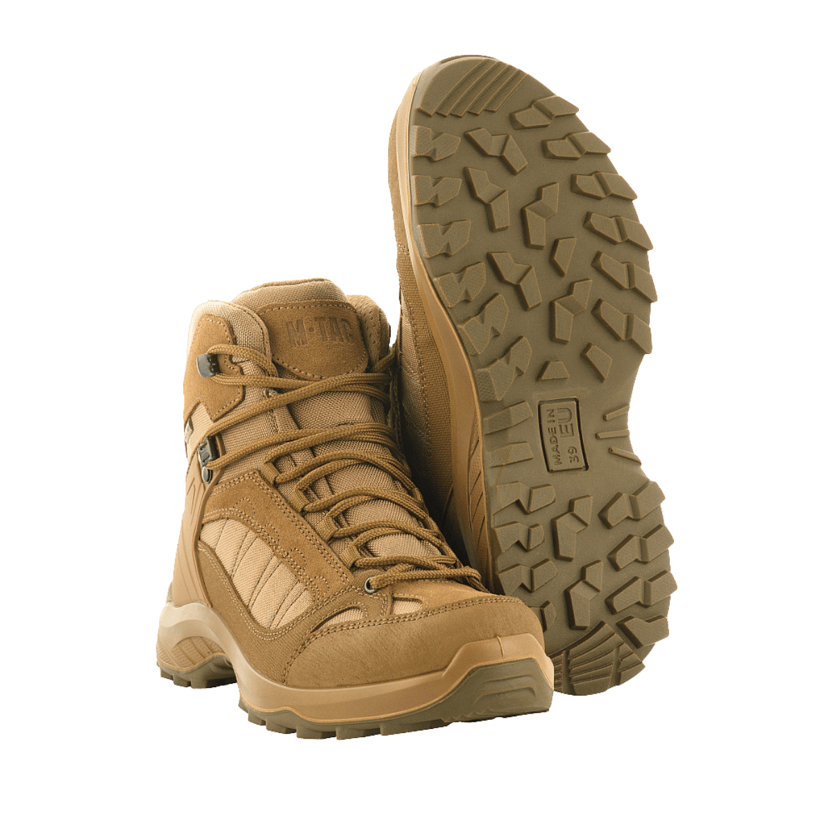 M-Tac Taktiske Sæsonstøvler i ruskind og Cordura® til outdoor-brug, slidstærke og åndbare i krævende terræn. Komfortabelt design.
