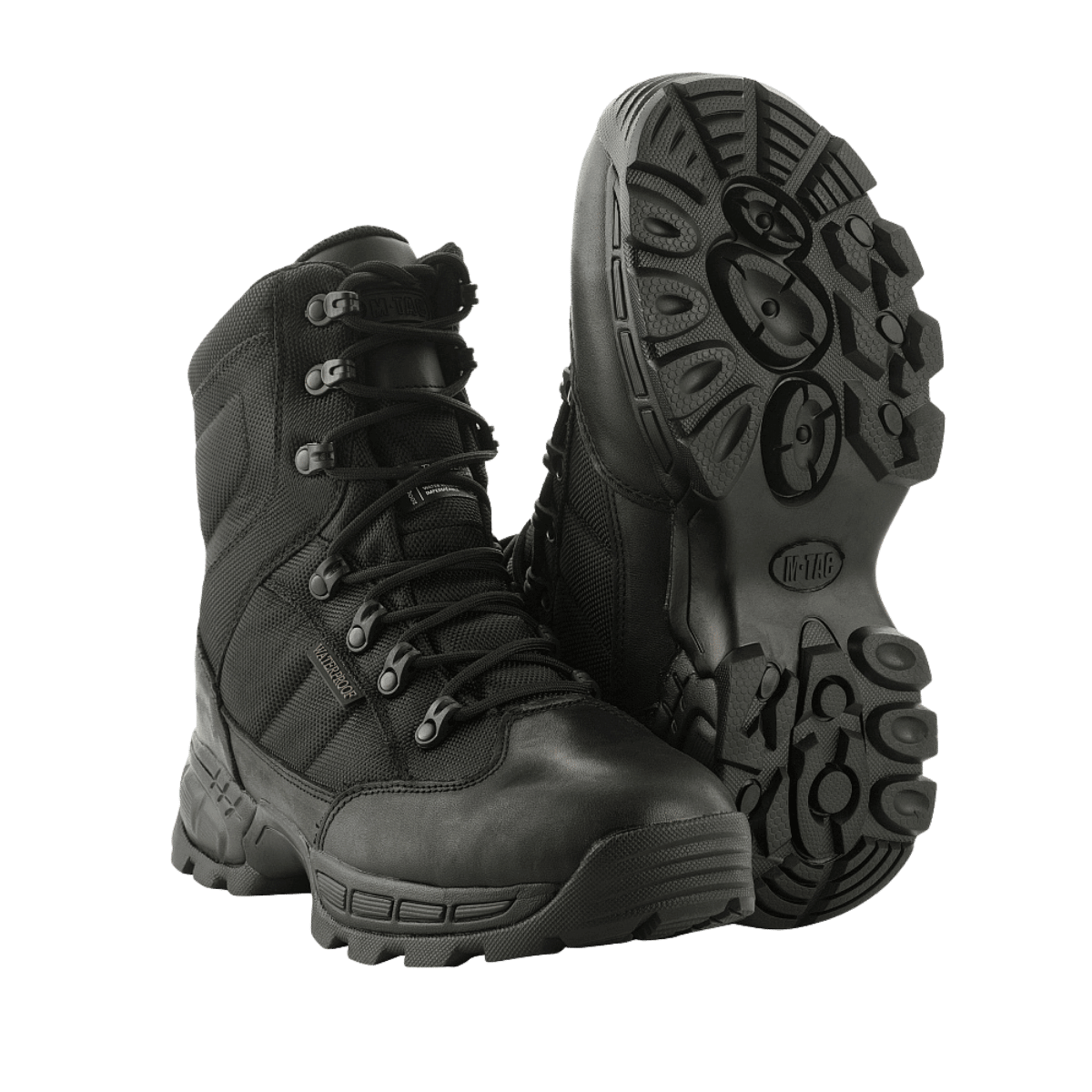 M-Tac Vinter Taktiske Støvler Thinsulate med hurtigt snøresystem og robust ydersål, ideel til ekstreme vinterforhold.