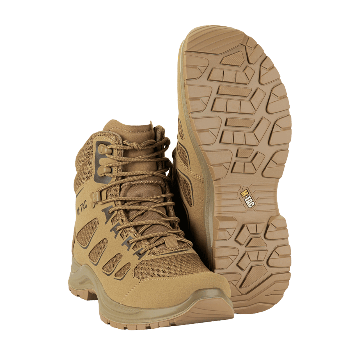 M-Tac Taktiske Sommerstøvler Iva til maksimal komfort i varme forhold, åndbart mesh og syntetisk nubuck design