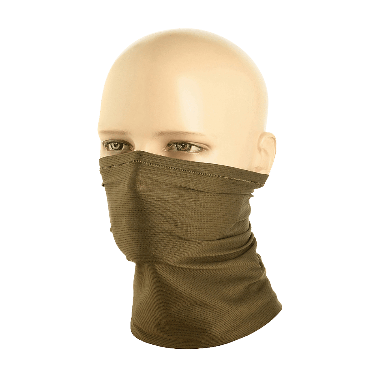 M-Tac Polartec Vent Tube Scarf i brun, fungerer som halstørklæde eller ansigtsmaske, fremstillet af fugtafledende Polartec® Power Dry®