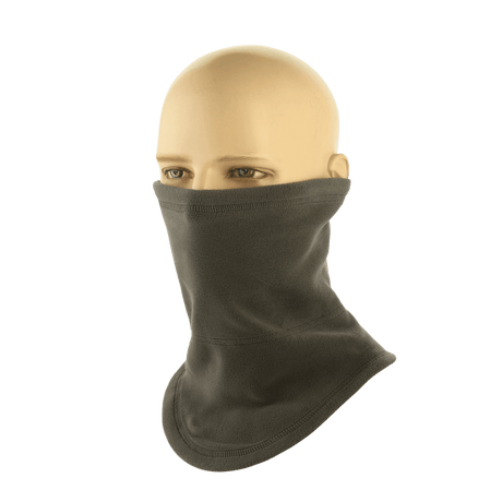 M-Tac Anatomisk Tube Scarf med Snor Polartec i slidstærk Polartec® fleece, vises på mannequin for beskyttelse mod vind og vejr.
