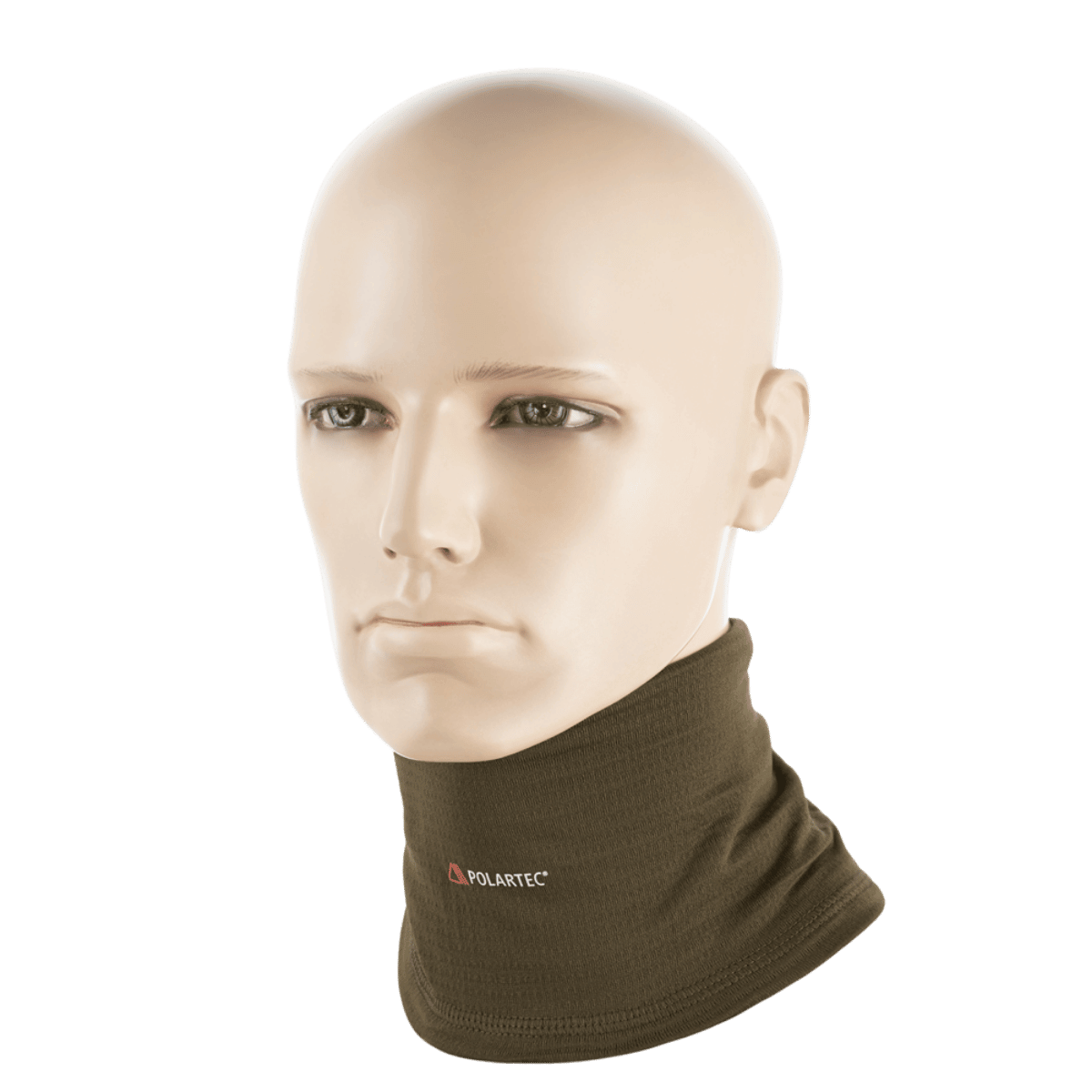 M-Tac Tube Scarf Polartec Power Grid halsrør på mannequin, perfekt til beskyttelse mod vind og kulde. Stilrent og alsidigt design.