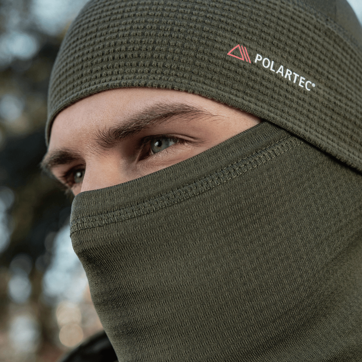M-Tac Tube Scarf Polartec Power Grid: varmt halsrør til beskyttelse mod vind og kulde, fremstillet af Polartec® Power Grid-fleece.