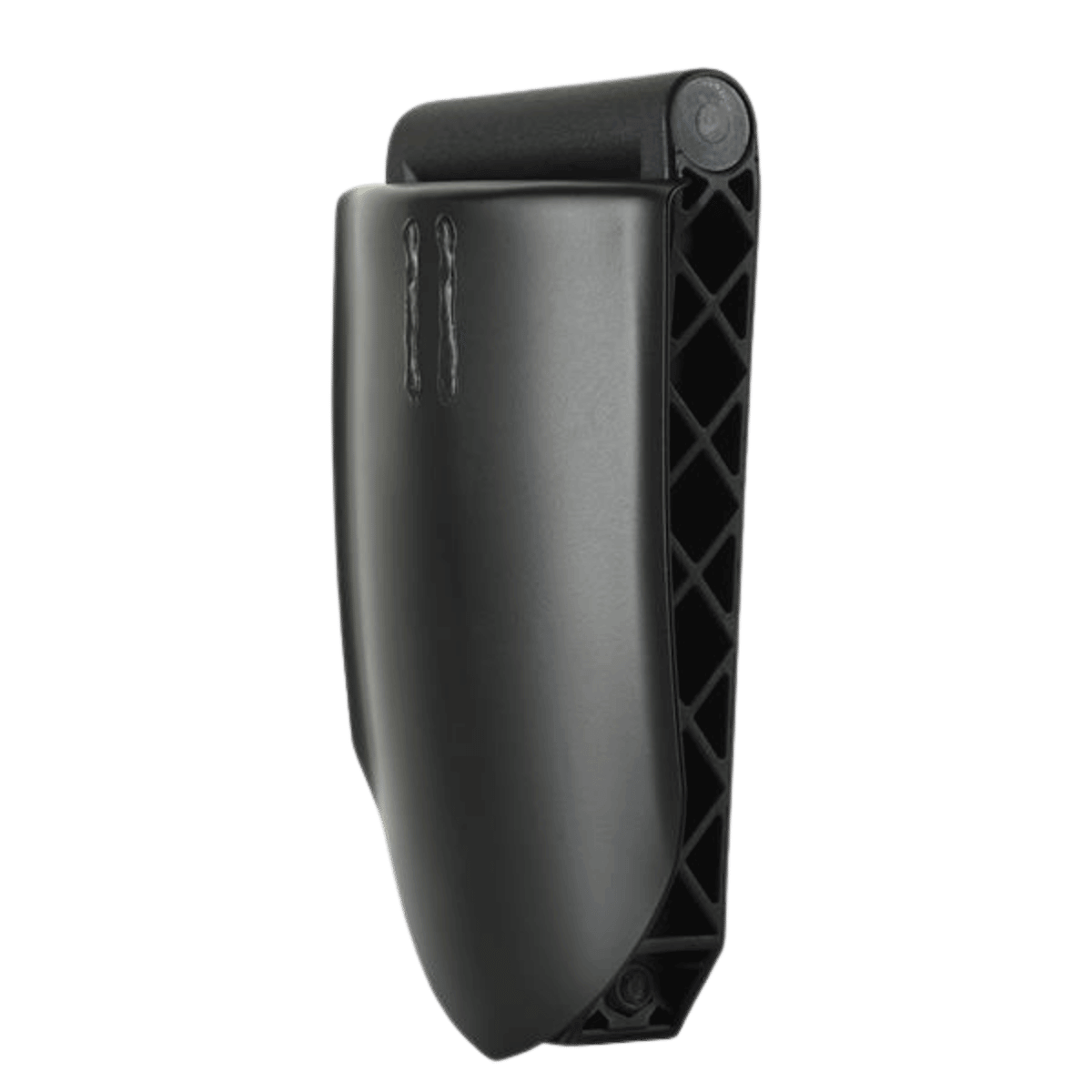 M-Tac Sammenklappelig Skovl med Etui foldet til kompakt transport, praktisk til outdoor aktiviteter.