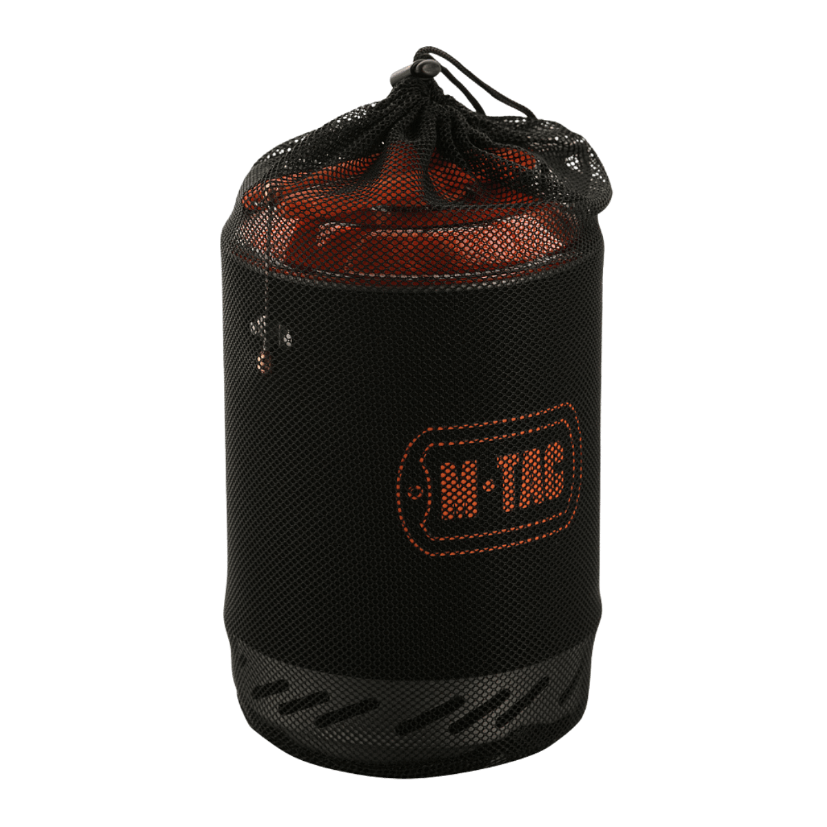 M-Tac Gasbrænder med Kedel kompakt system til friluftsliv, ideel til vandring og camping med indbygget piezo-tænder og gasregulator.