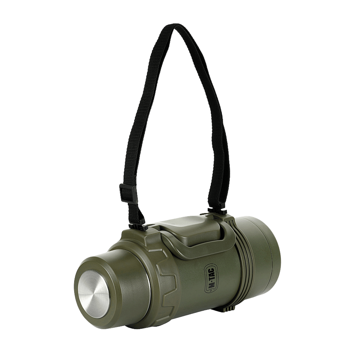 M-Tac Termoflaske 1,6 L i Rustfrit Stål, ideel til camping og vandreture, holdbar og smagsneutral med vakuumforsegling. Stor kapacitet.