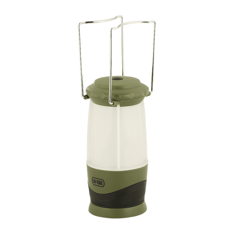 M-Tac Outdoorlampe Mat - Klassisk LED Belysning i gammeldags design med mælkehvid lysdiffuser, velegnet til camping, jagt og fiskeri.