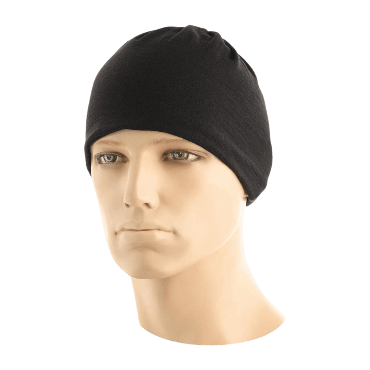 M-Tac Tubehalstørklæde i Merinould båret som hue på mannequinhoved, multifunktionelt design og høj kvalitet.