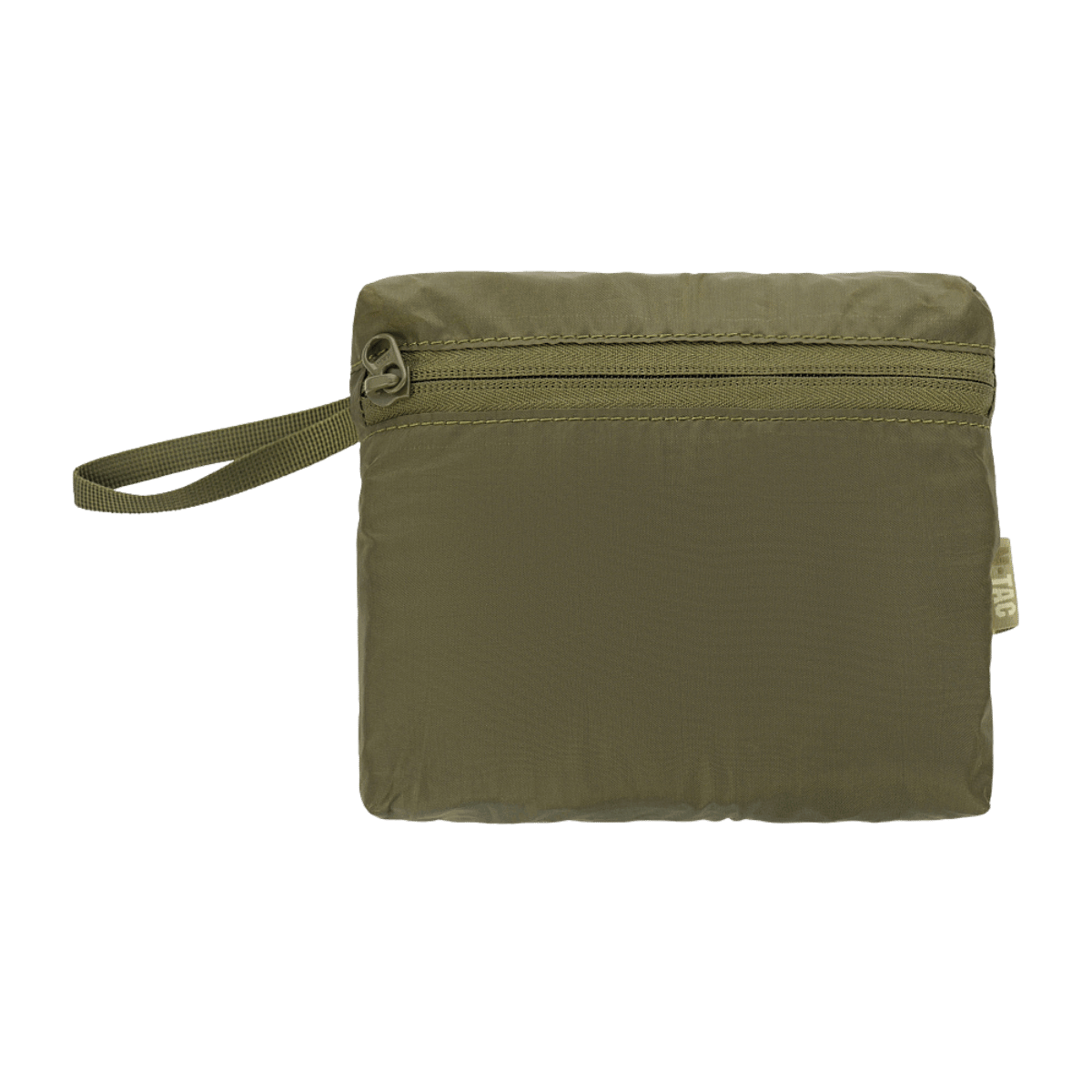 M-Tac Rygsækcover Large i olivengrøn nylon med bærestrop og lynlås, holdbart og vandafvisende cover til rygsække op til 60 liter.