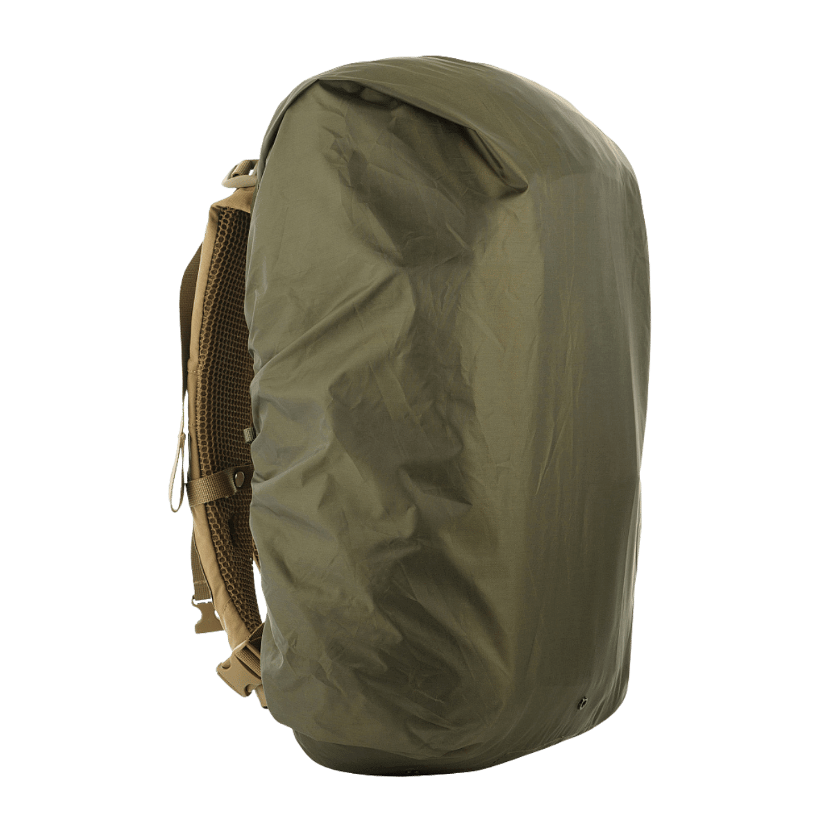 M-Tac Rygsækcover Large beskytter rygsæk mod regn og sne. Vandafvisende nylon, passer til 60L. Perfekt til outdoor og militær brug.