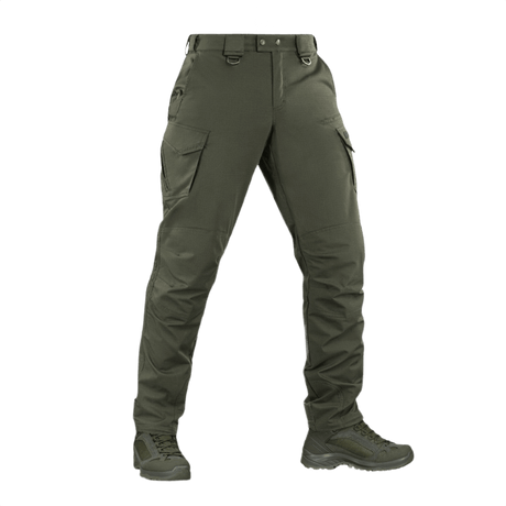 M-Tac Aggressor Special Edition Bukser i fleksibelt polyester og bomuld med elastisk talje og YKK-lynlås, perfekt til outdoor-brug.