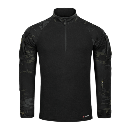 M-Tac Combat Shirt Gen.II Pro NYCO Extreme i Black Multicam®, slidstærkt og brandsikkert design, ideel til taktiske formål