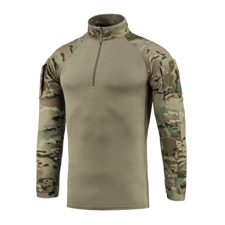 M-Tac Combat Shirt Gen.II Pro NYCO Extreme designet til sommerbrug med komfort og slidstyrke, camouflageærmer, forsidebillede.