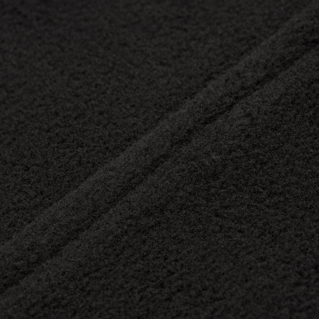 Nærbillede af M-Tac Delta Fleece Jakke materiale, viser fleece struktur og kvalitet, perfekt til udendørs aktiviteter og koldt vejr.