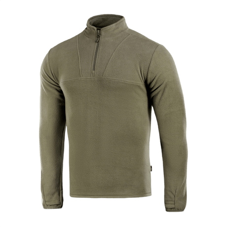 M-Tac Delta Fleece Jakke i olivenfarvet, designet til komfort og bevægelsesfrihed. Ideel til koldt vejr og udendørs aktiviteter.