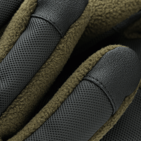Lukkebillede af M-Tac Handsker Fleece Thinsulate, med forstærkede fingre og touchscreen-overlay.