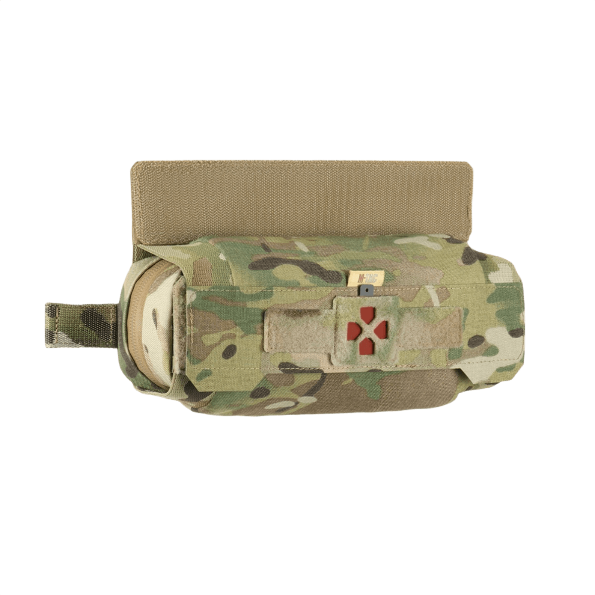 M-Tac Horizontal Medical Pouch ROLL Elite, holdbar medicinsk taske af Cordura materialer i camouflage design, integreres med plate carrier