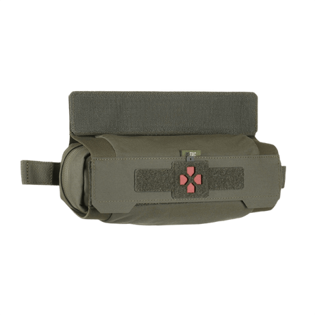 M-Tac Horizontal Medical Pouch ROLL Elite i slidstærkt Cordura 500D designet til nem montering bag på plate carrier.