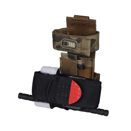 M-Tac kompakt tourniquet-lomme Gen.3 i multicam med slidstærkt Cordura til taktisk opbevaring, NIJ-certificeret, vist i galleri position 1