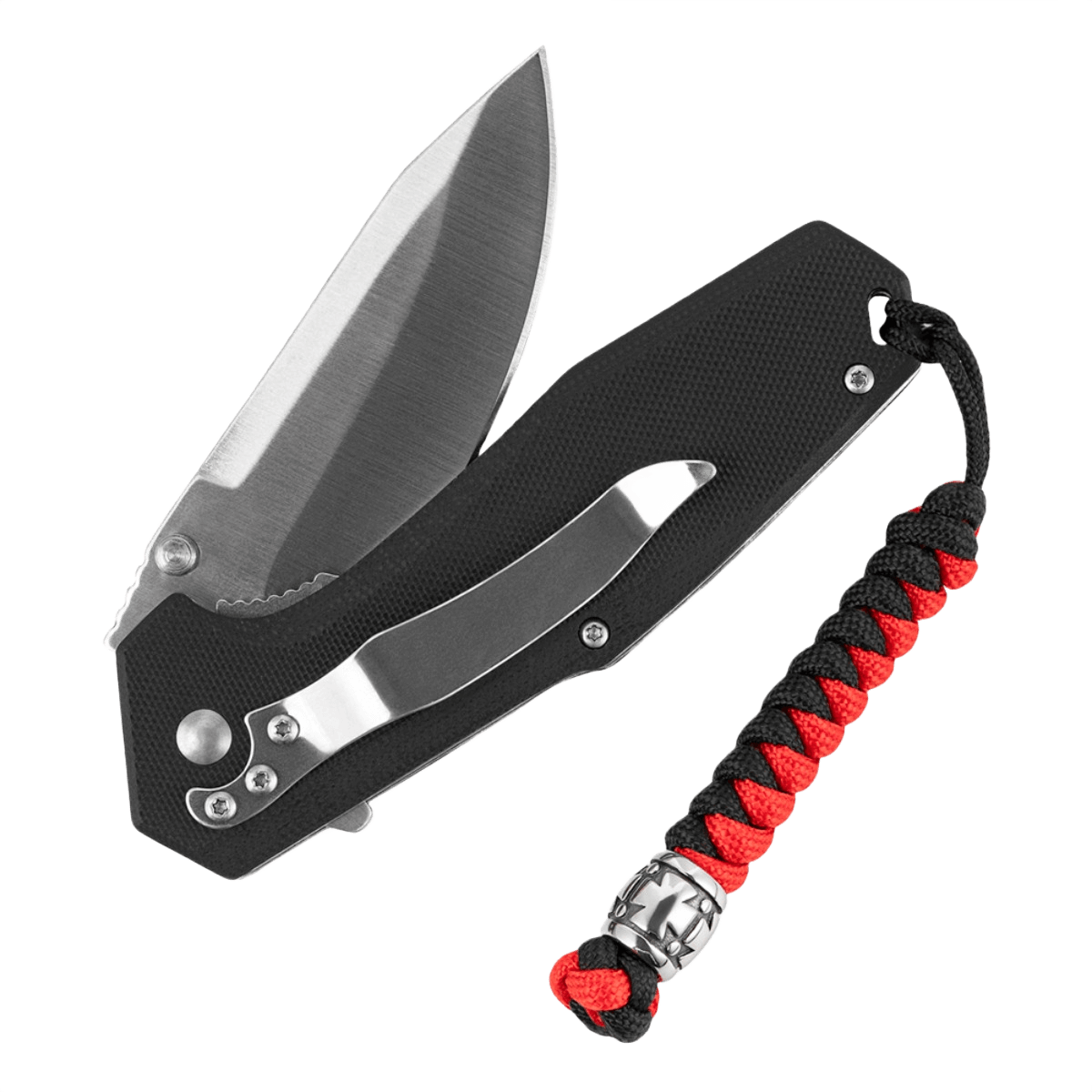 M-Tac Lanyard Viper Cossack Cross V.2 med paracord design og Templar-kors, tilføjer stil og funktionalitet til knive og udstyr.