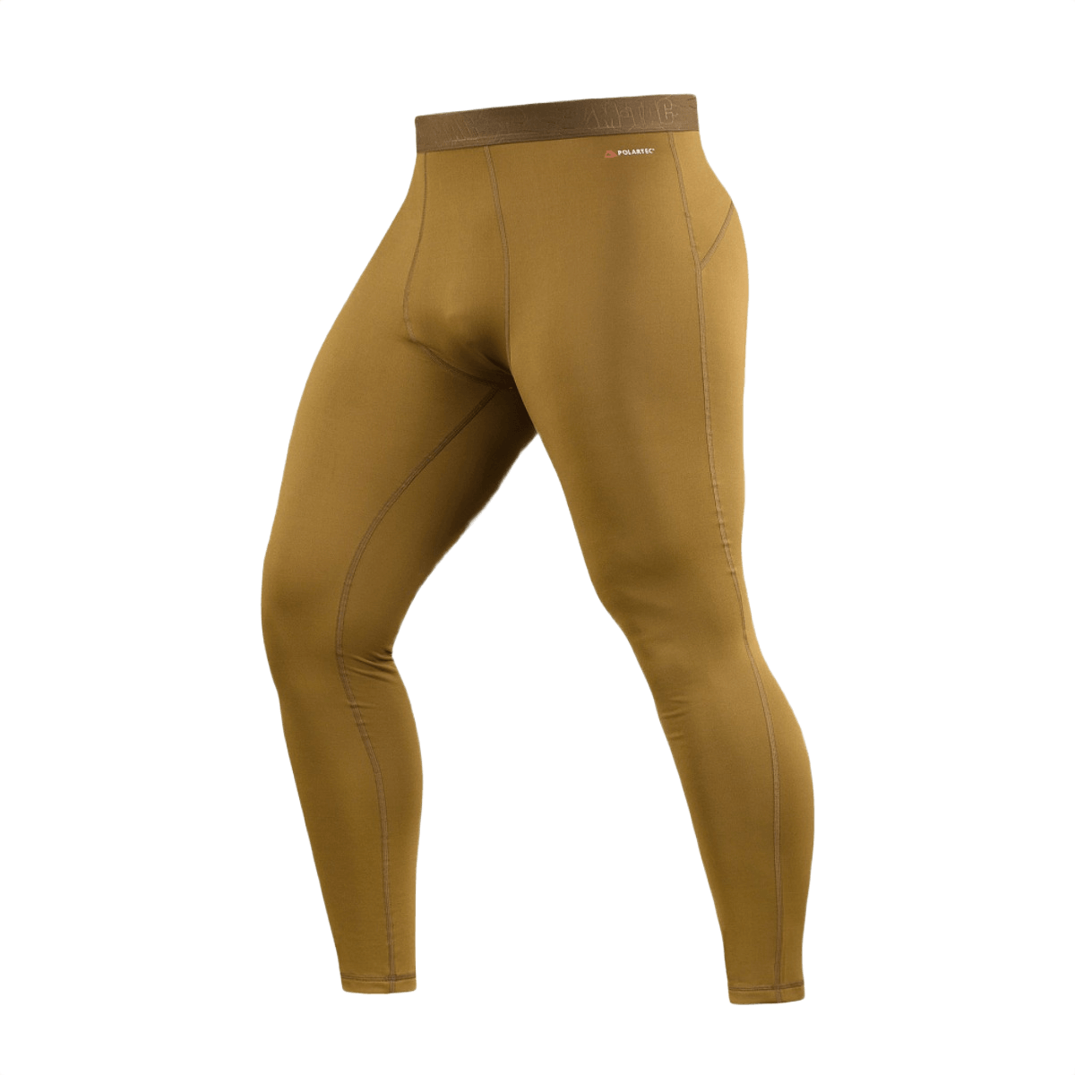 M-Tac Level I Polartec Thermal Bukser i brun, ideelle som baselayer til vinterbrug, lavet af premium Power Dry® materiale.