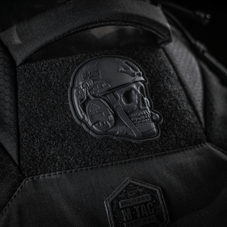 M-Tac Patch Operator 3D PVC med realistisk design og Velcro, morale patch til taktisk udstyr, tøj eller taske, 6x7 cm