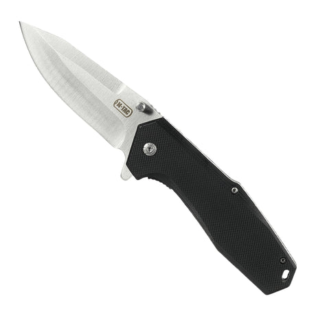 M-Tac Outdoor & Militær foldekniv - Type 5, ultralet EDC kniv med krom rustfrit stål klinge og solidt aluminiumshåndtag.