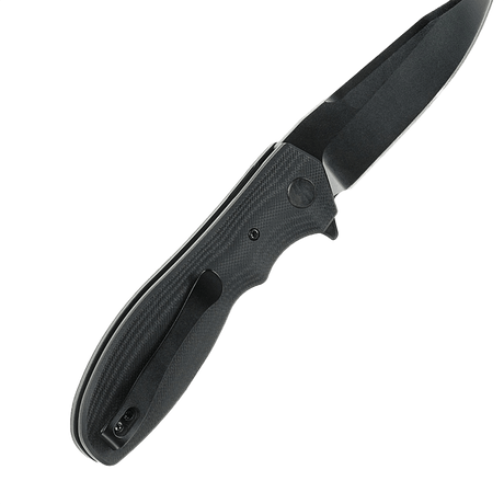 M-Tac Outdoor & Militær foldekniv - Type 8 med Clip Point-klingedesign i rustfrit stål, ideel til taktisk brug og EDC-udstyr.