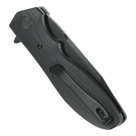 M-Tac Outdoor & Militær foldekniv - Type 6 i foldet tilstand med sort G10-komposit greb