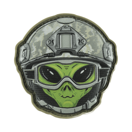 M-Tac Patch Emoji #14 med 3D-effekt, PVC materiale, Velcro fastgørelse. Sjov morale patch med alien motiv. Størrelse: 6.5 x 6.5 cm.