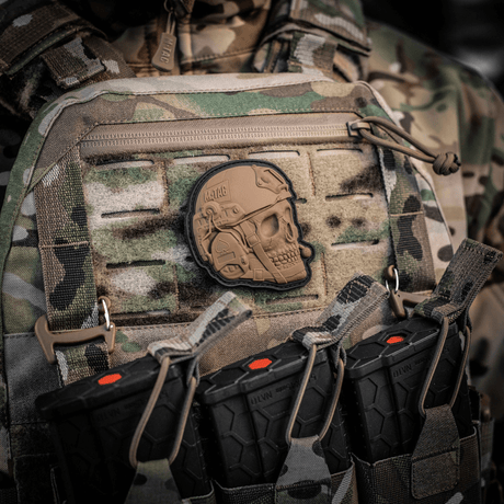 M-Tac Patch Operator 3D PVC med Velcro på taktisk udstyr, perfekt som morale patch, realistisk design, størrelse 6 x 7 cm.