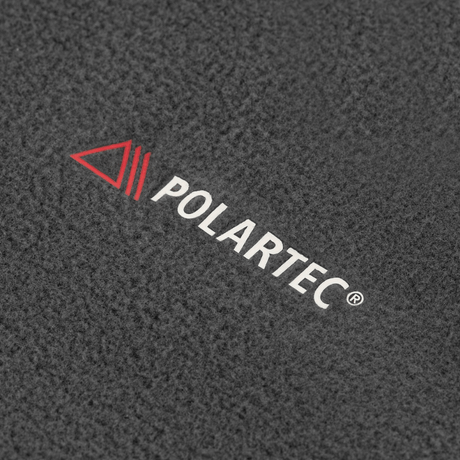 Nærbillede af Polartec fleece materiale på M-Tac Polartec Lang Tubehalstørklæde, ideel til koldt vejr og alsidig brug.