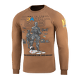 M-Tac Raglan T-Shirt UA Side med militærmotiv og teksten 'Come to the Dark Side'. Komfortabel 95% bomuld og 5% elastan.