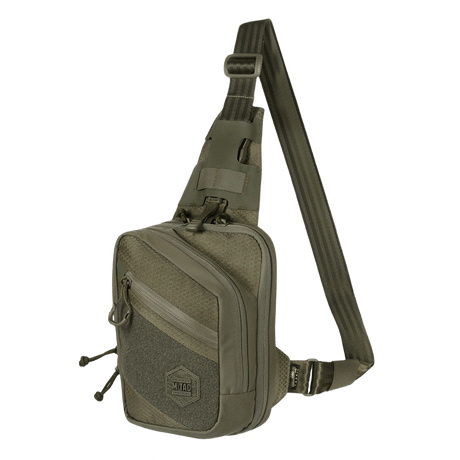 M-Tac Sling Pistol Taske Elite Hex med Velcro, justerbar skuldertaske, slidstærk Cordura, camouflagedesign, praktisk til EDC