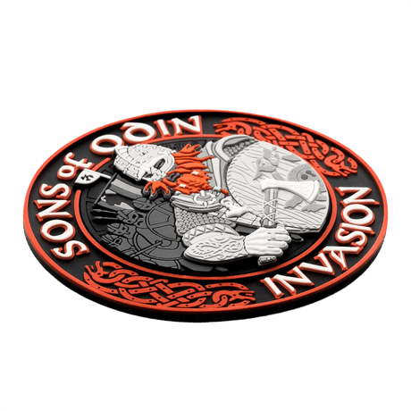 M-Tac Patch Sons of Odin 3D Velcro taktisk morale patch i PVC/rubber med 3D-effekt, perfekt til uniform eller udstyr.