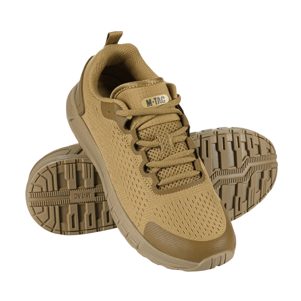 M-Tac Summer Pro Sneakers i sandfarve, åndbare og slidstærke med gummiforstærkninger og EVA-gummisål til hverdag og let outdoor brug.