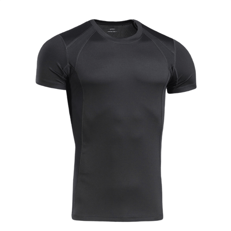 M-Tac T-Shirt Sweat-Wicking Athletic Gen.II - træningstrøje i sort polyester med anatomisk pasform og svedtransporterende teknologi.