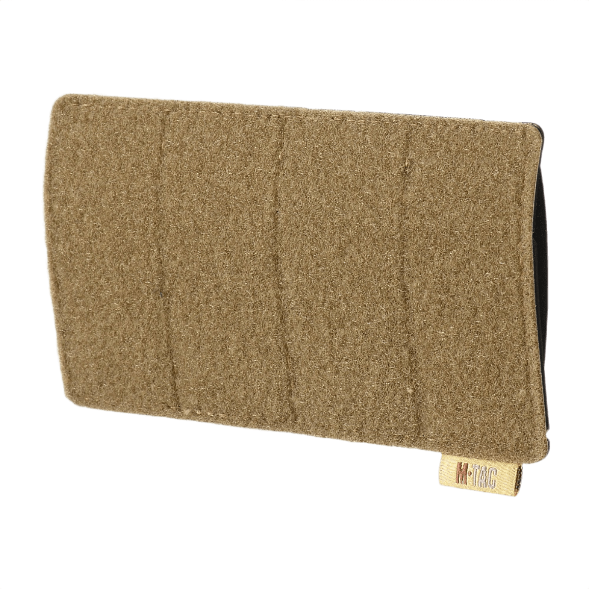 M‑Tac Tactical Morale Patches Display Board med plastbase, til MOLLE-systemer, perfekt til organisering af patches, 160 x 85 mm dimensioner.