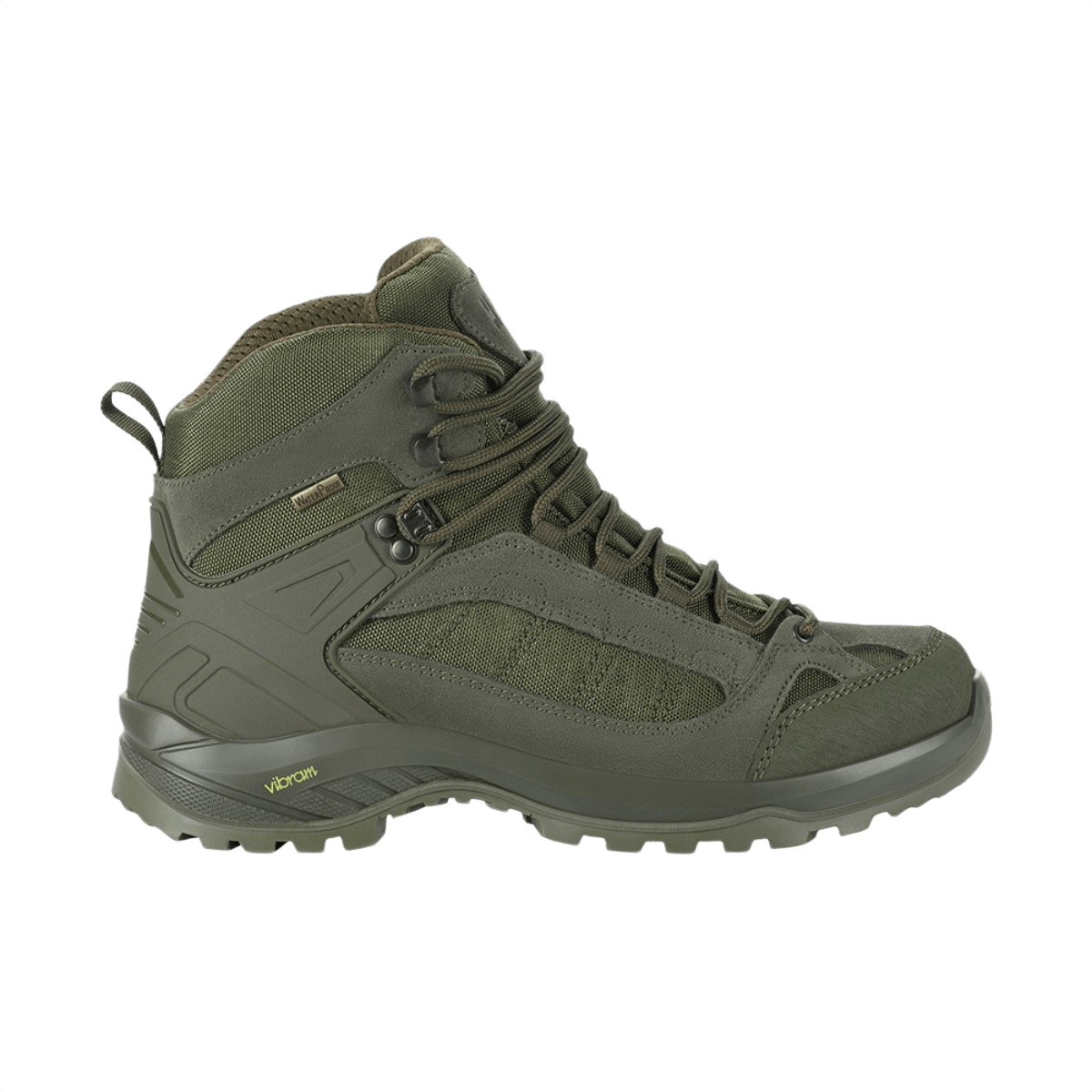 M-Tac Taktiske Demi-Season Støvler Pro Line med Vibram-sål, designet til holdbarhed og komfort i taktiske opgaver og vandring.