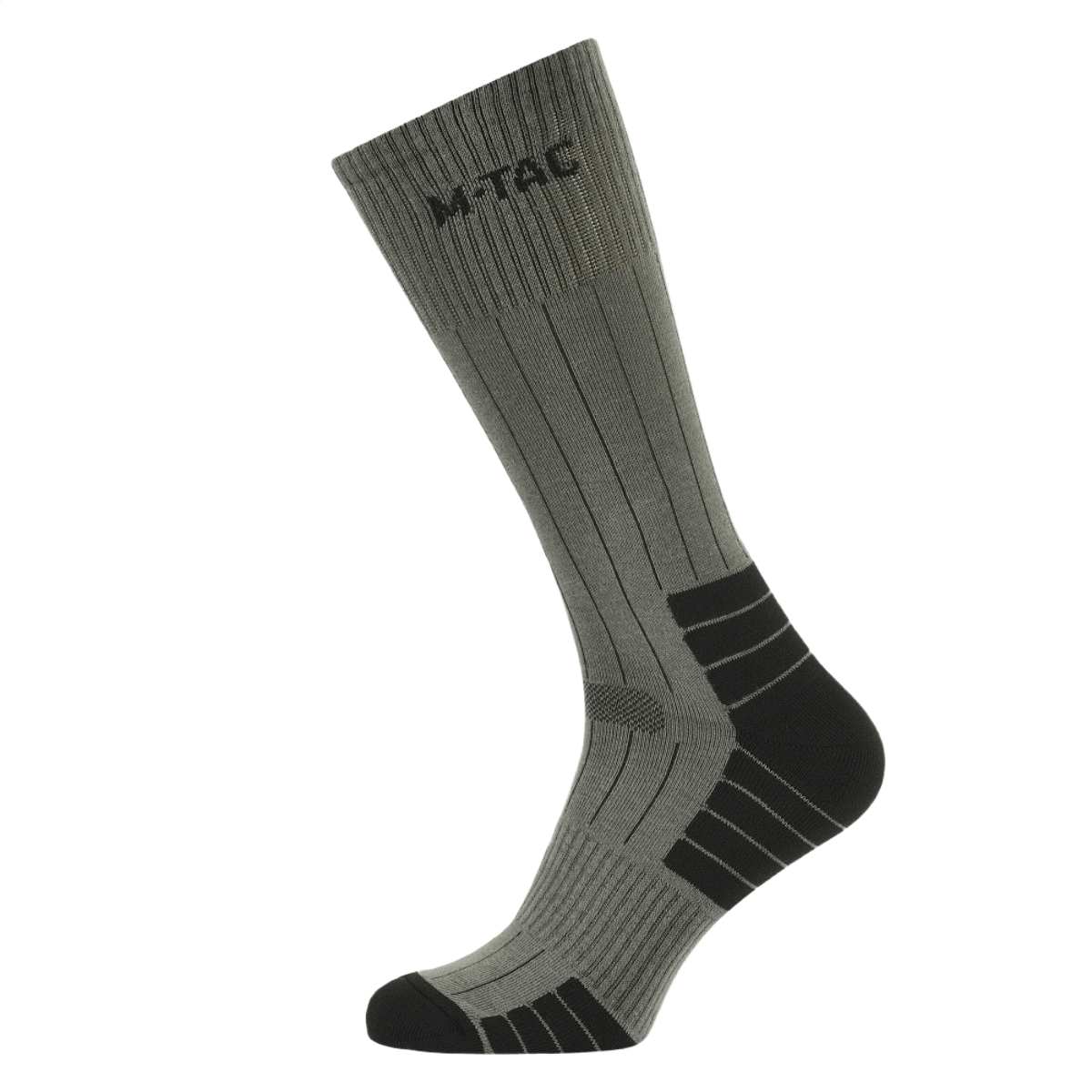 M-Tac Taktiske Sokker Ranger i grå, designet til komfort og holdbarhed til mænd, ideel til daglig brug og udendørs aktiviteter.