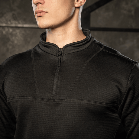 M-Tac Thermal Fleece Trøje Delta Level 2 med YKK-lynlås, ideel til kolde klimaer i det udvidede ECWCS-system, polyestermateriale.