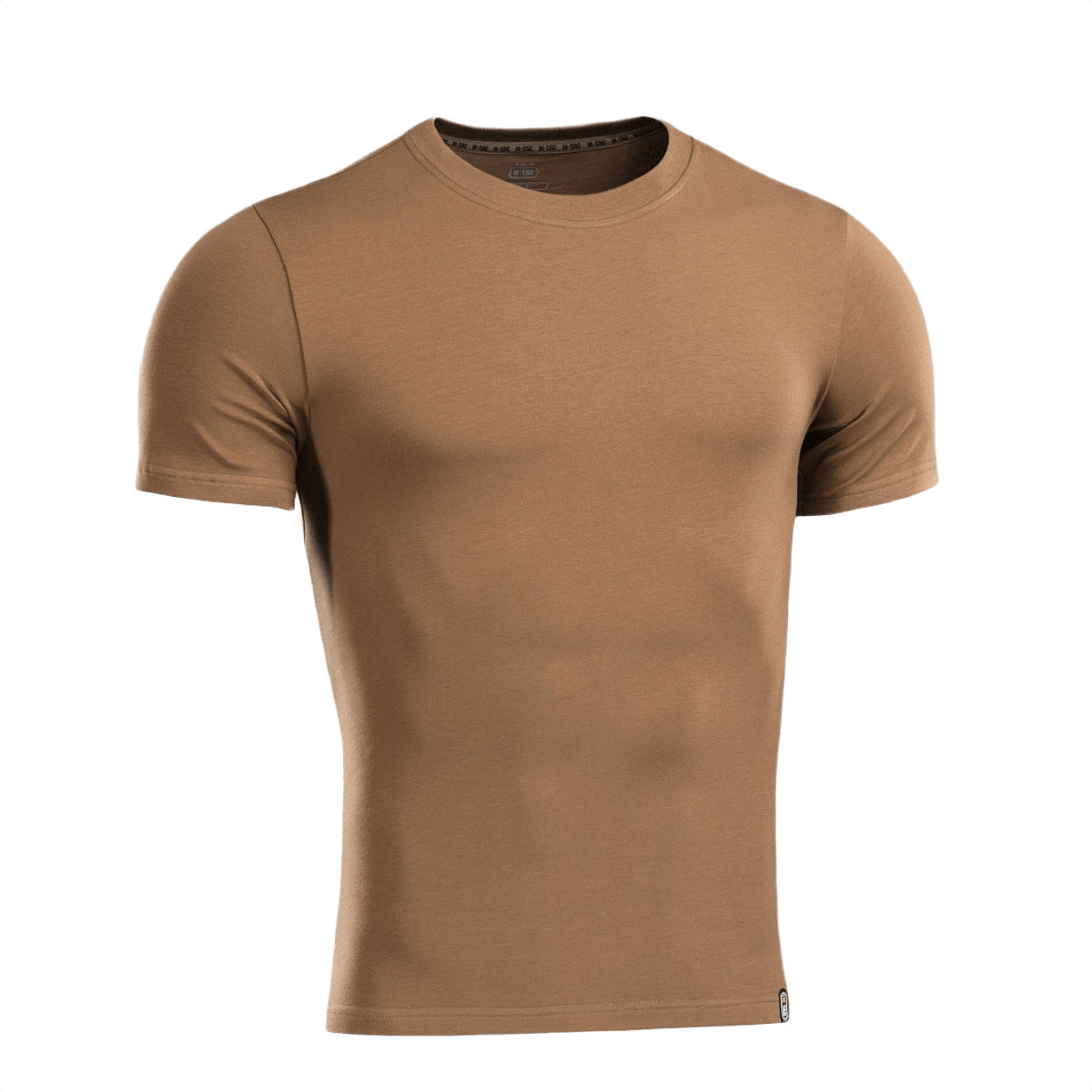 M-Tac T-shirt 93/7 i brun, lavet af 93% bomuld og 7% elastan, komfortabel og holdbar t-shirt til hverdags- og aktiv brug.