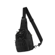 M-Tac Urban Line City Patrol Fastex Taske i sort, hybrid mellem taske og rygsæk med vandafvisende 600D polyester og PVC-coating.