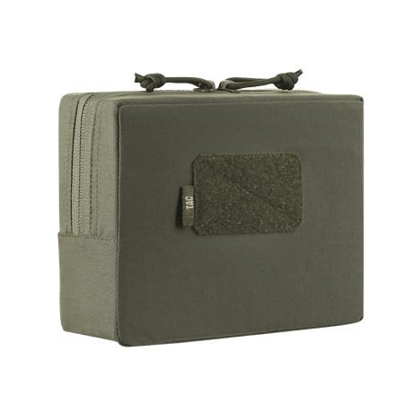M-Tac Utility Taske Elite Medium i robust materiale med velcrofelt og dobbelt lynlås, designet til sikker opbevaring, galleri position 1.