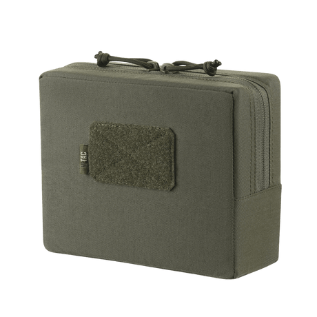 M-Tac Utility Taske Elite Medium i slidstærkt materiale med dobbelt lynlås og velcrofelt, vist i galleri position 1.