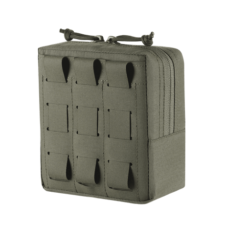 M-Tac Utility Taske Elite Small i slidstærkt nylon med MOLLE-løkker og dobbelte lynlåse til modulær fastgørelse, galleri position 1.
