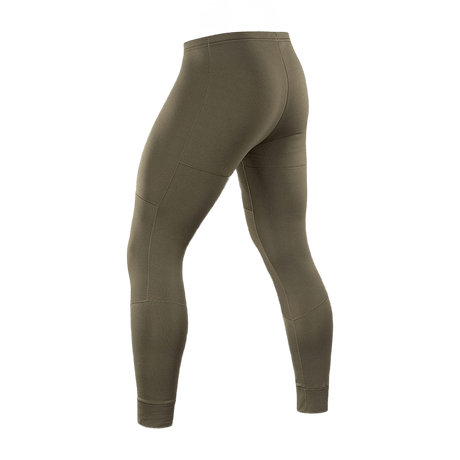 M-Tac Vinter Baselayer 3/4 Bukser i premium fleece fra Pontetorto® set fra siden, perfekt til vinteraktiviteter og giver maksimal komfort.